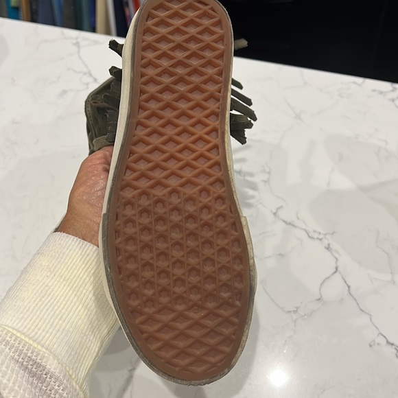 Van’s Olive Suede High Top Moccasin Sneaker - Picture 5 of 5